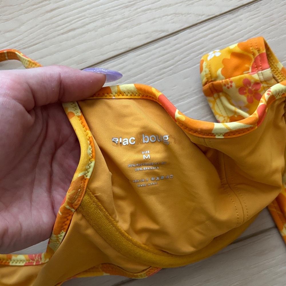 Blackbough Floral Yellow Bikini - Picture 3 of 5